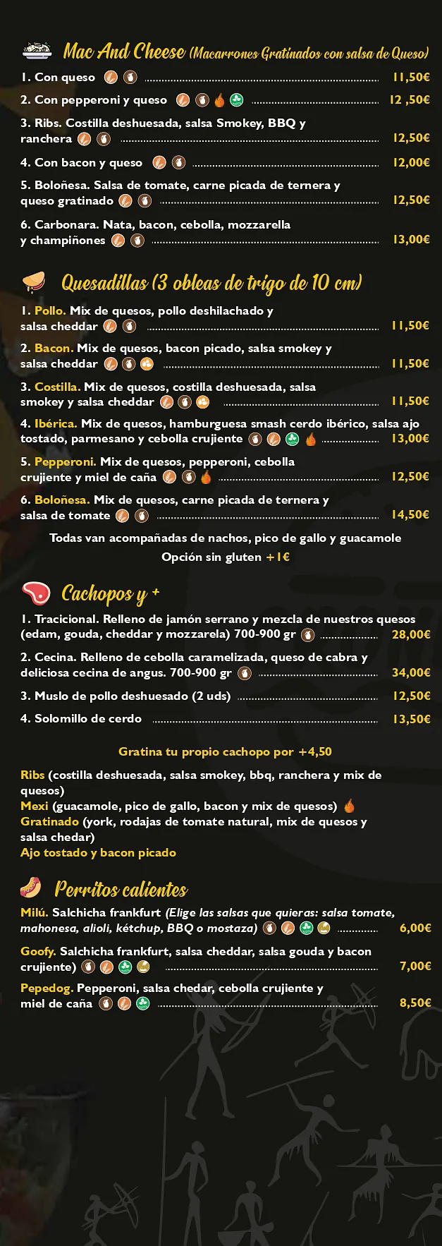 Hamburguesería Crónicass CARTA PAGINA2